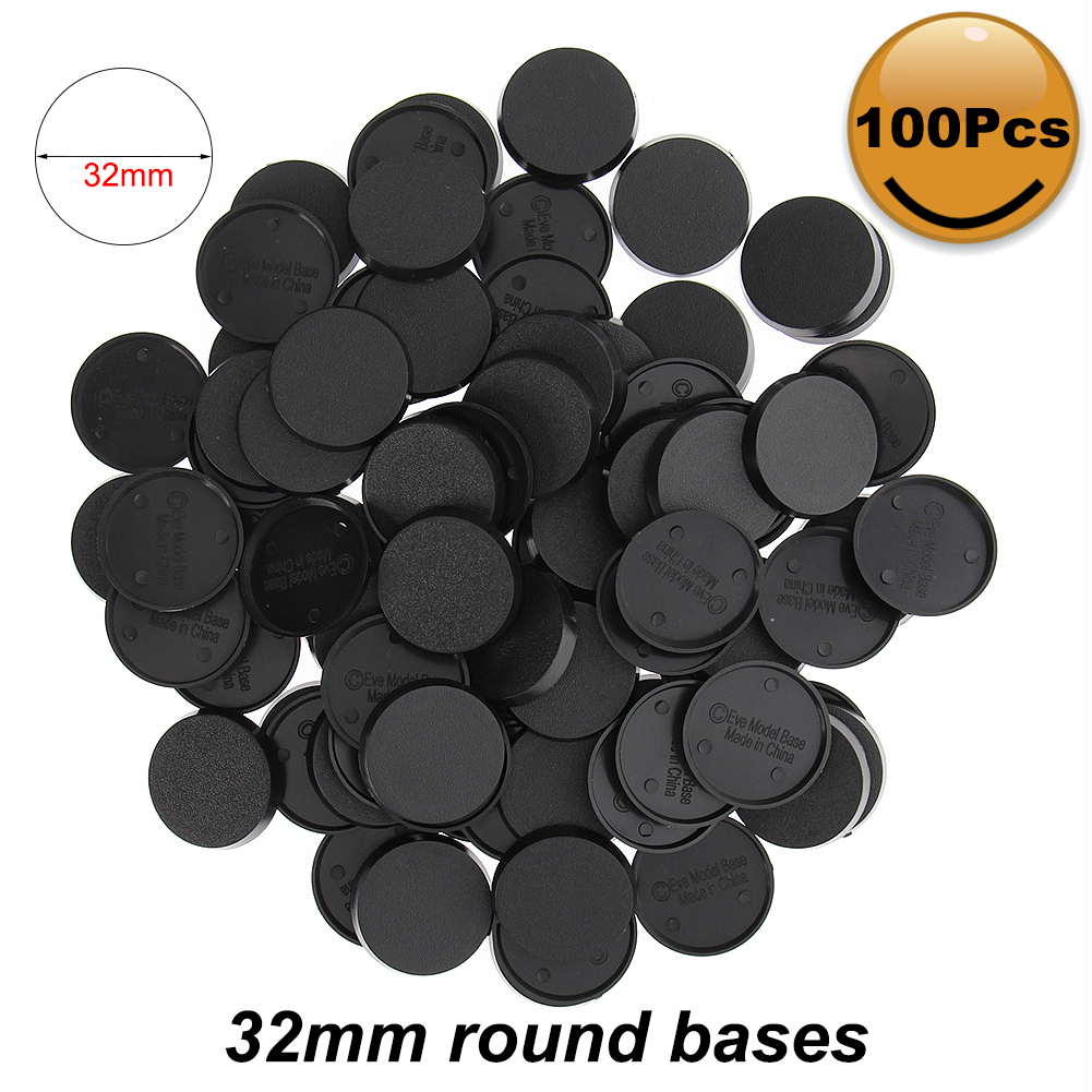 Action Figure Stand - MB432 Evemodel Miniatuur Bases 32mm Ronde