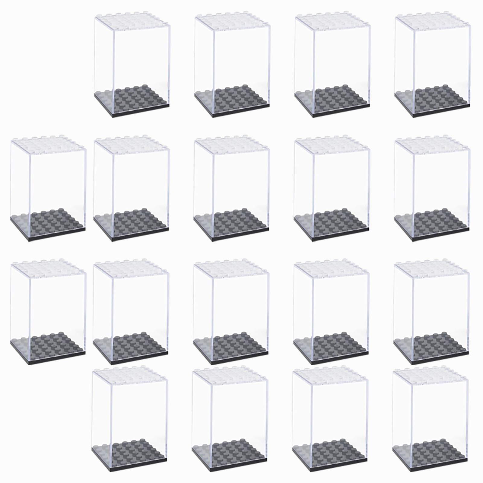Lego Minifigure Holder - Acryl bouwsteen displaydoos voor minifiguren Action