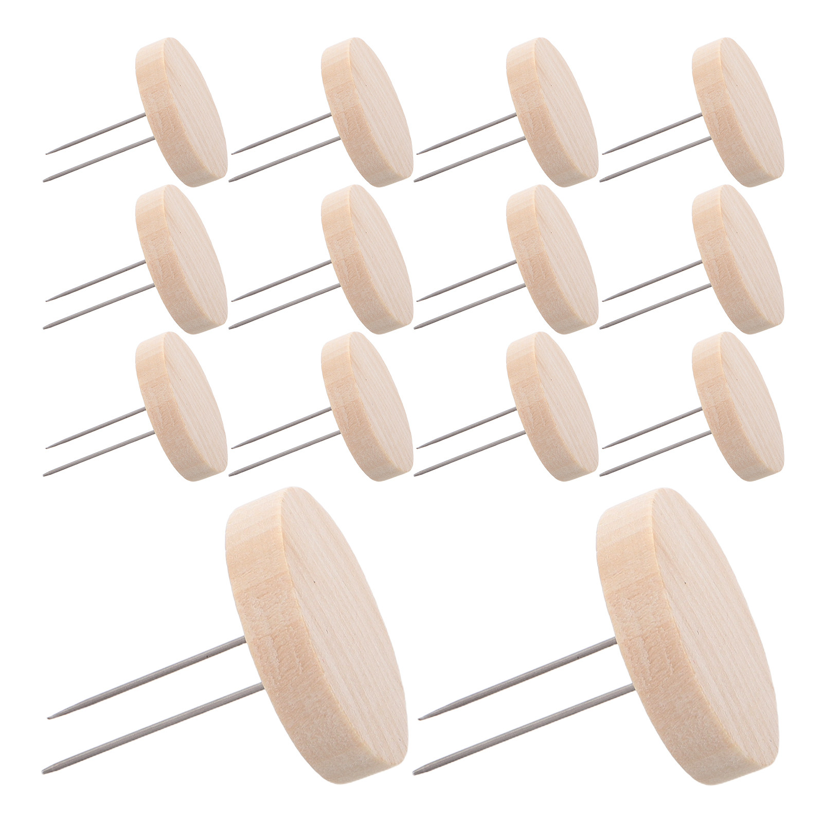 Action Figure Stand - 24-delige houten gebreide standaard display-ondersteuningsframe handgemaakte