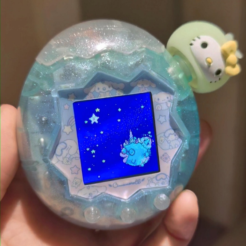 Bandai Model Tamagotchi - Paradise Vervangende hoes Kleurblok Laser Glitter