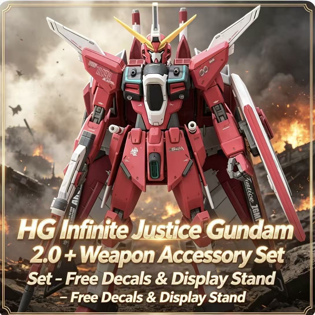231 HG 1/144 Infinite Justice  - Bandai Model Gundam Hg recensie en prijs