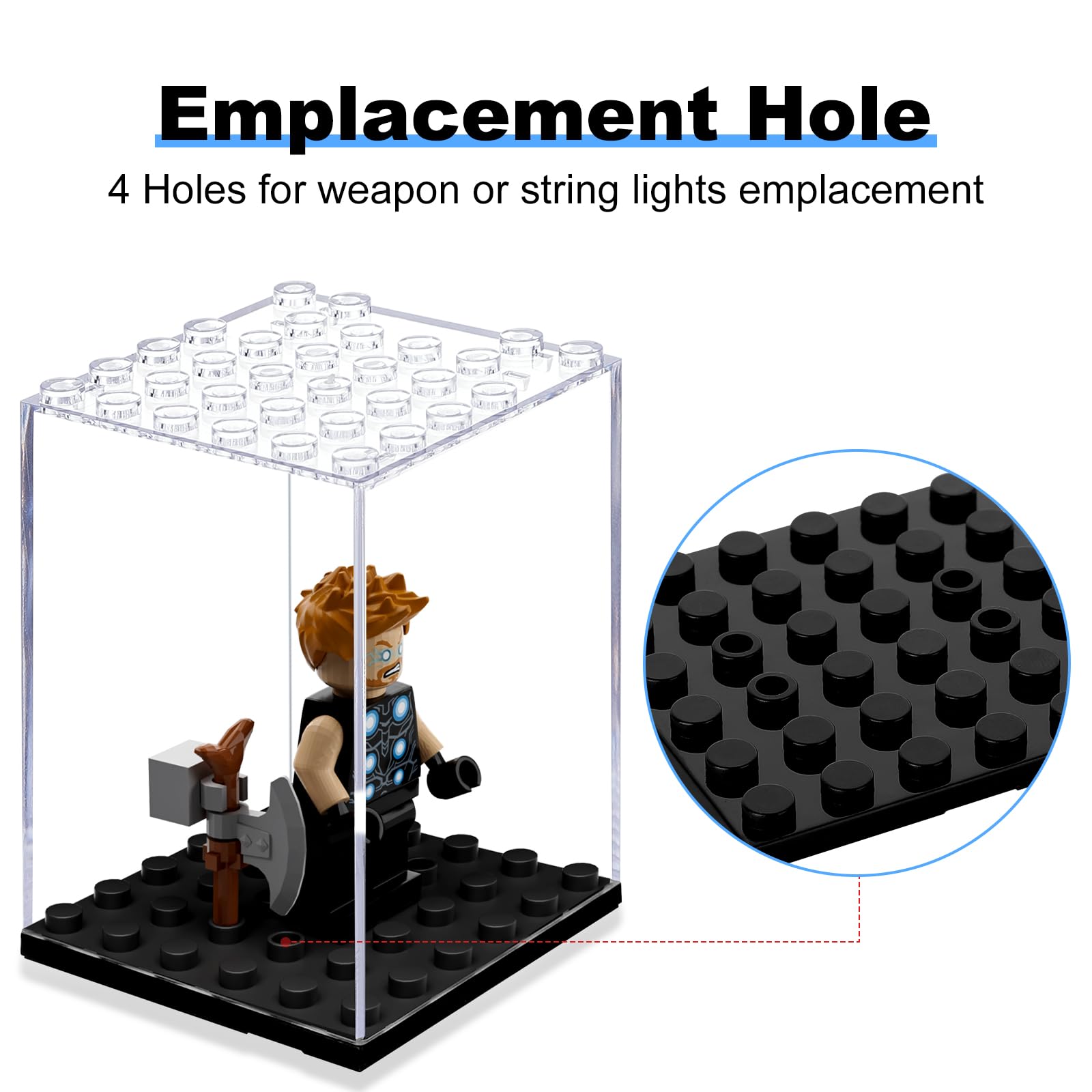 Acryl bouwsteen displaydoos vo - Lego Minifigure Holder recensie en prijs