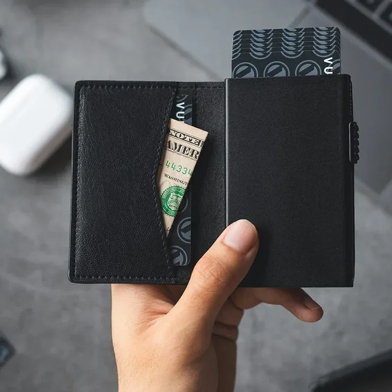 Minimalistische herenportemonn - Card Top Loader recensie en prijs