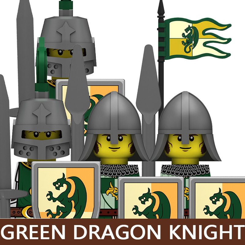 Middeleeuws kasteel soldaat bo - Lego Minifigure Holder recensie en prijs