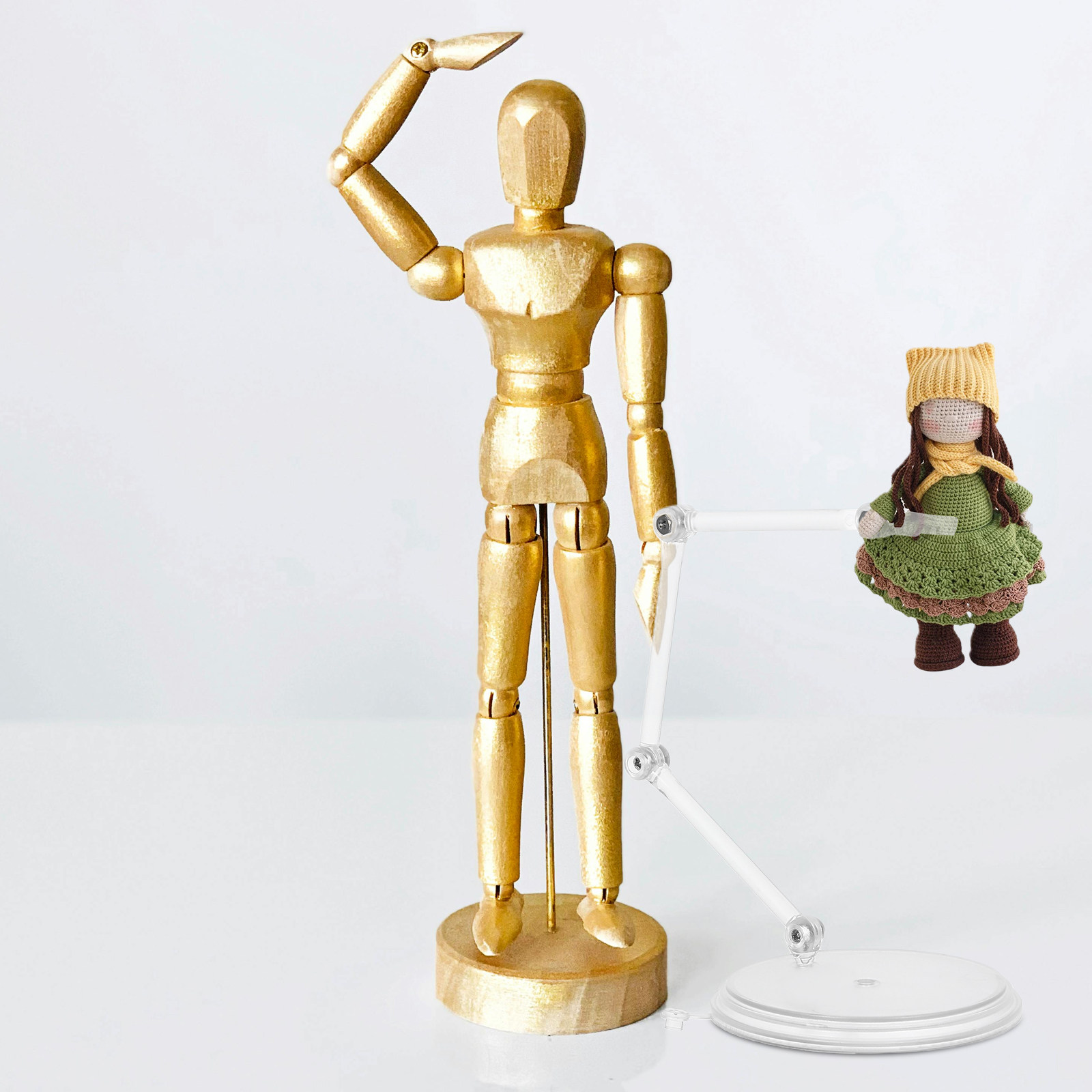 3-delige transparante, verstel - Action Figure Stand recensie en prijs
