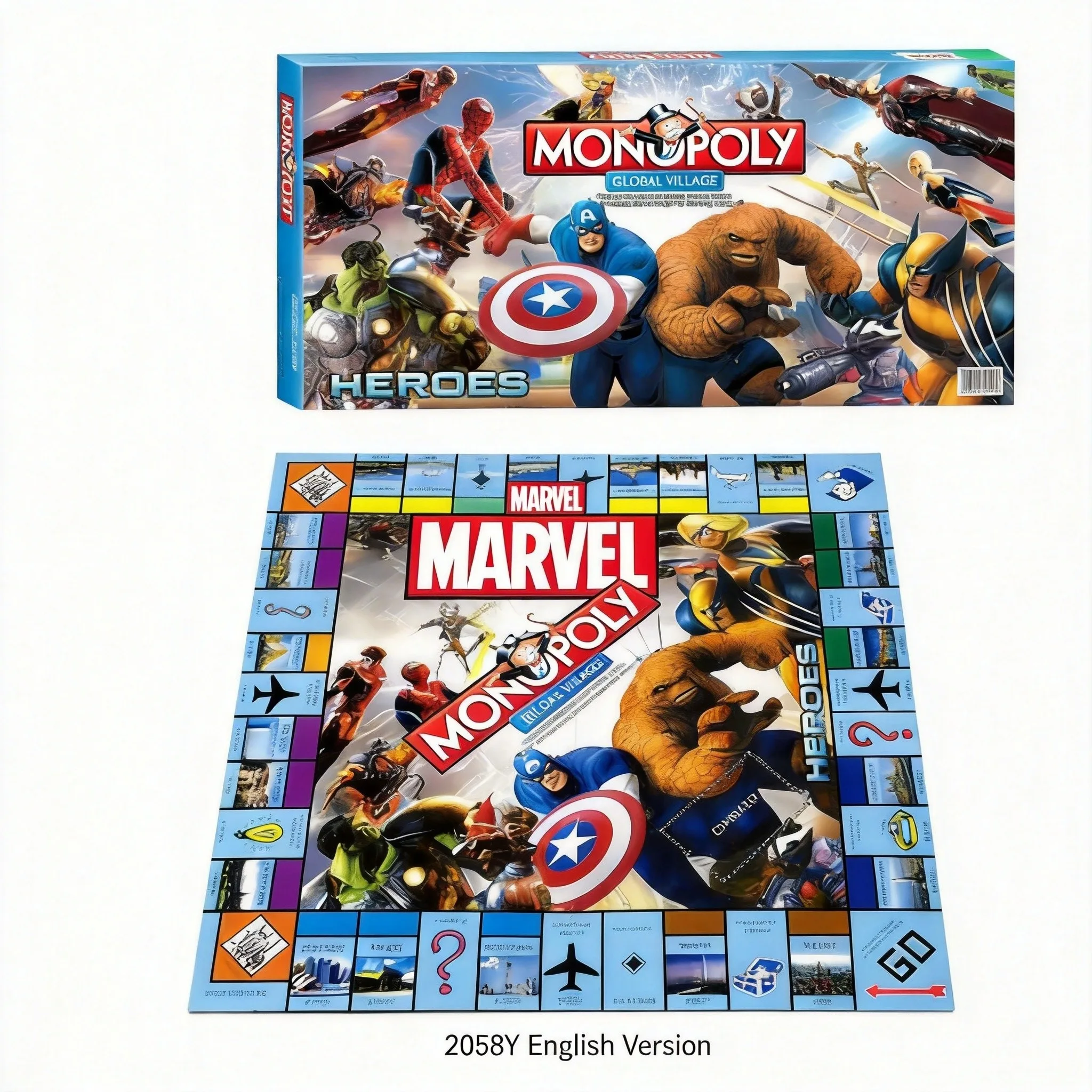 Marvel Heroes Monopoly Global  - Hasbro Game Monopoly recensie en prijs