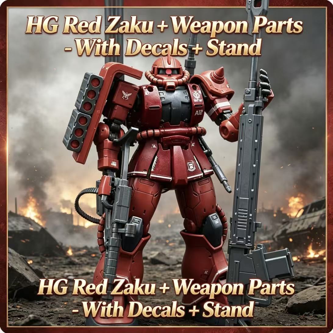 024HG Char's Custom Old Type R - Bandai Model Gundam Hg recensie en prijs