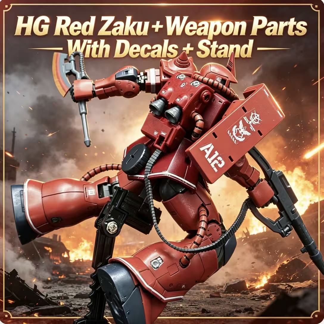 024HG Char's Custom Old Type R - Bandai Model Gundam Hg recensie en prijs