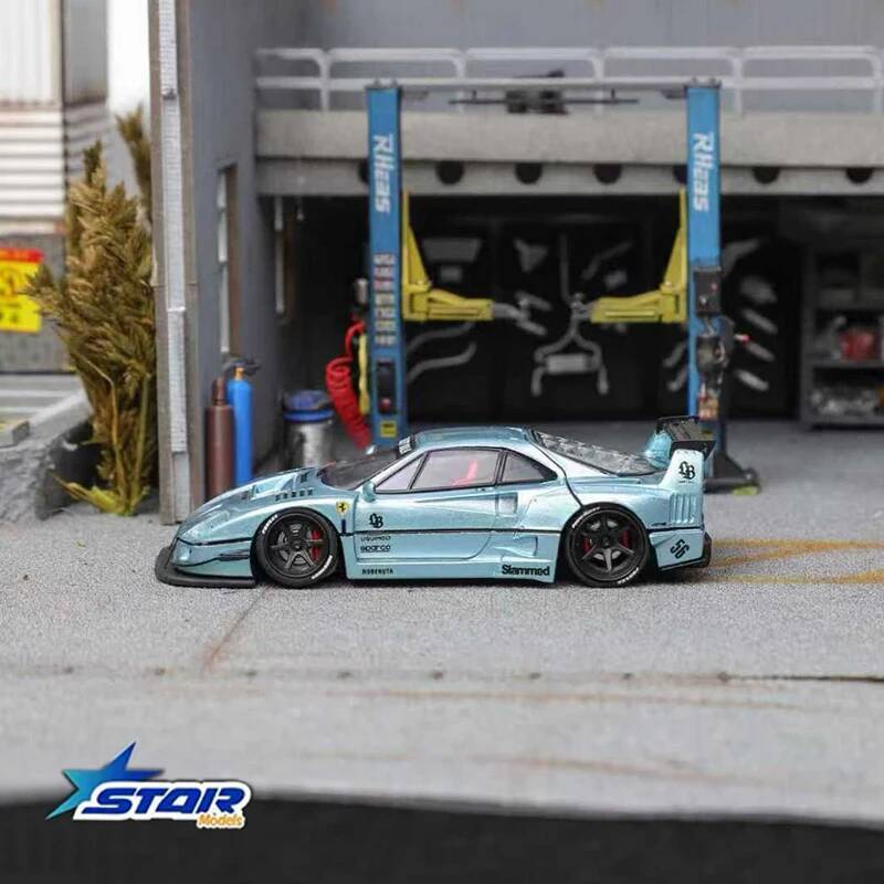 STER 1:64 LBWK F40 Ijsblauw Ma - Die Cast Car 1 64 recensie en prijs